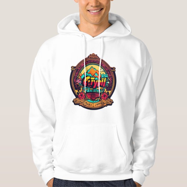 Sudadera Vibes de retro de enfermedad de Cryppi - Diseño ún (Anverso)
