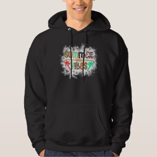 Sudadera Vibes de verano blanqueados Palm Tree Hello Summer