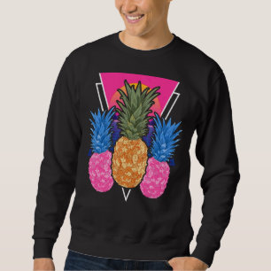 Sudadera Vibes de verano Fruto Pineapple Vaporwave Tropical
