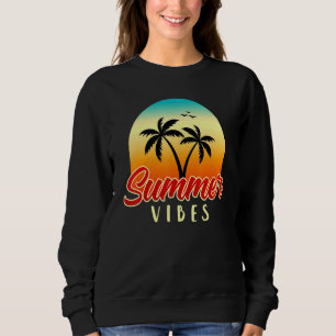 Sudadera Vibes de verano palmeras estilo retro vintage Suns