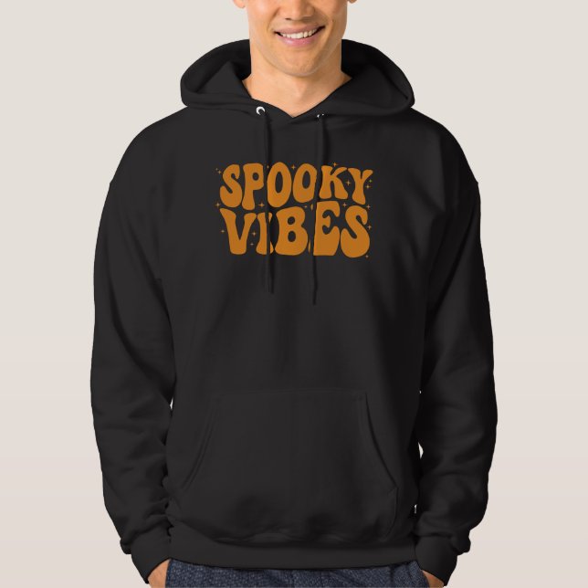 Sudadera Vibes espeluznantes agudas, Halloween (Anverso)