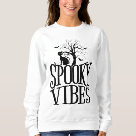 Sudadera Vibes espeluznantes y agudas, halloween