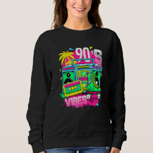 Sudadera Vibra de los 90 Años 90 Retro Vintage Noventa Amo 