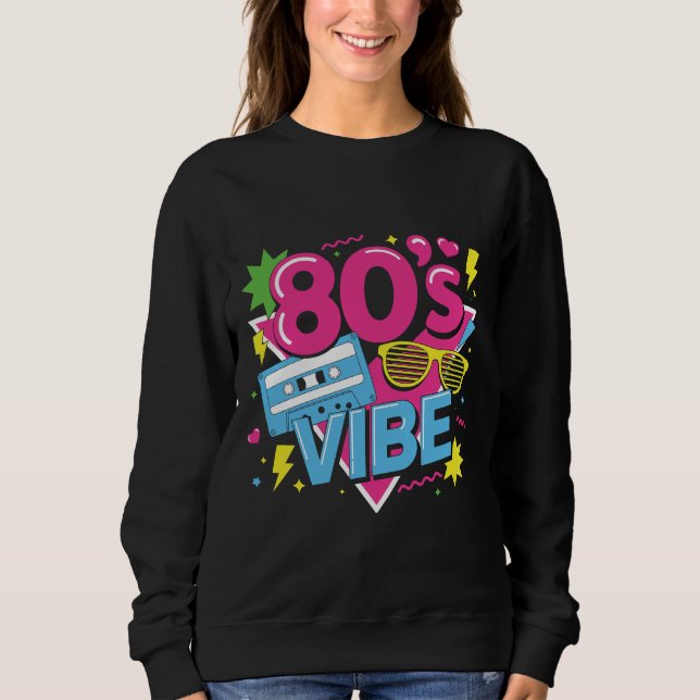 Sudadera Vibra Retro 80 (Anverso)