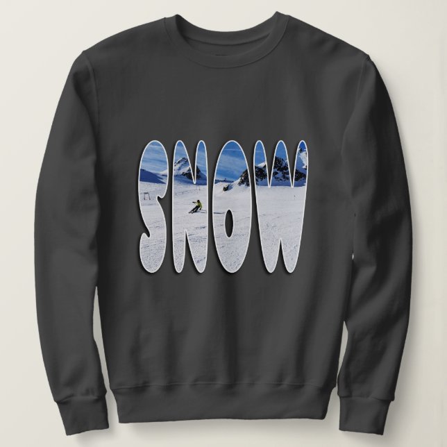 Sudadera Vibra Ultimate de Esquí - Regalo para Amantes de l (Anverso del diseño)