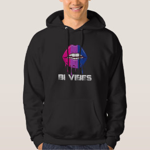 Sudadera Vibraciones Bi Labios Goteando Orgullo Bisexual Bi