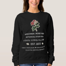 Sudadera Vibraciones Botánicas de Rosas Vintage