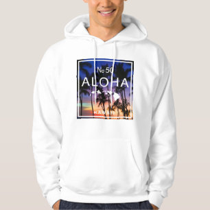 Sudadera Vibraciones de Atardecer Hawaiano con Palmeras Bri
