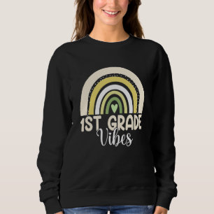 Sudadera Vibraciones de bohemio arcoíris de primer grado 1e