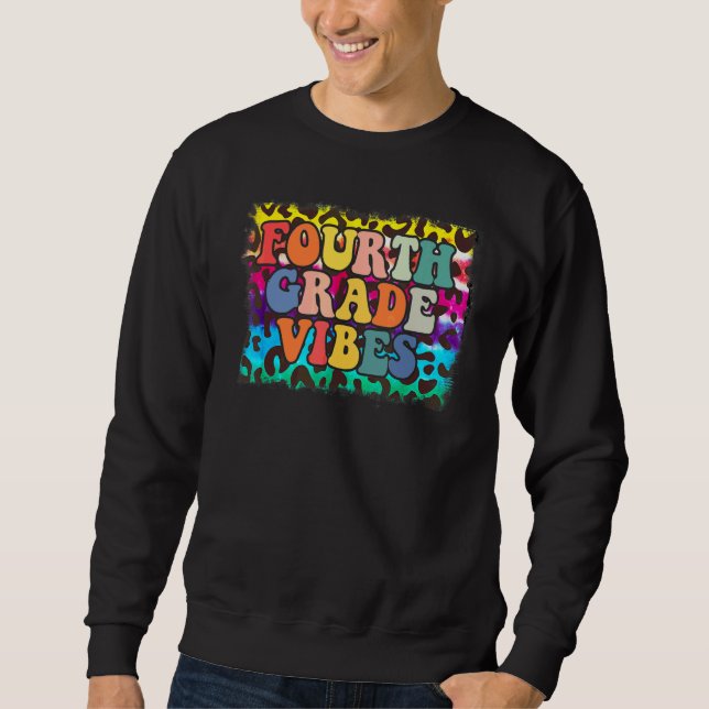 Sudadera Vibraciones de Cuarto Grado Leopard Tie Dye De Reg (Anverso)