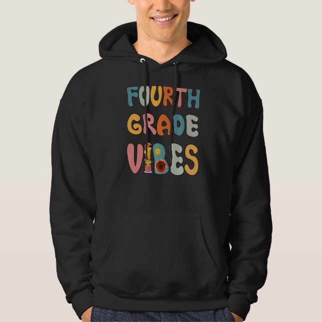 Sudadera Vibraciones de Cuarto Grado Profesor de ESL Profes (Anverso)