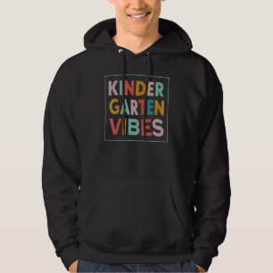 Sudadera Vibraciones de jardín de infantes retro primer día