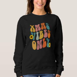 Sudadera Vibraciones de Navidad Xmas Solo Retro Vintage 70s