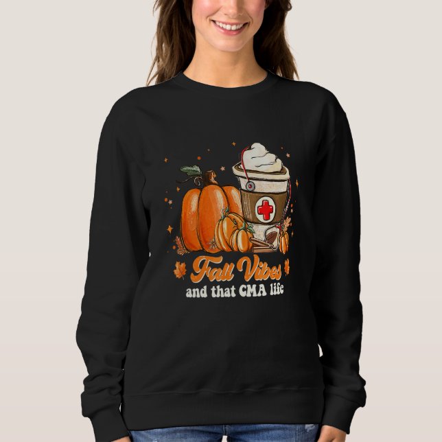 Sudadera Vibraciones de Otoño y Esa Vida CMA (Anverso)