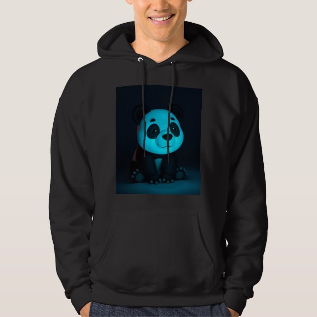 Sudadera Vibraciones de Panda Adorable (Anverso)
