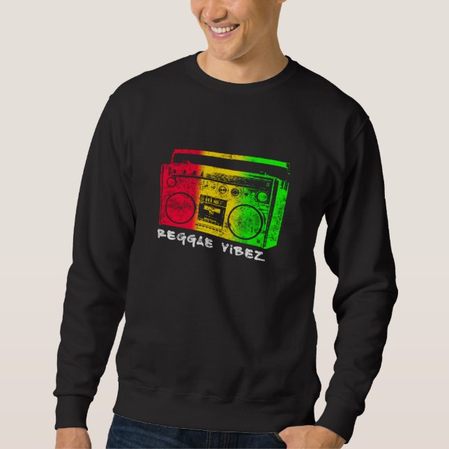 Sudadera Vibraciones de Reggae  (Anverso)