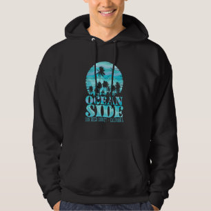 Sudadera Vibraciones de surf de palmeras de San Diego junto