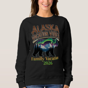 Sudadera Vibraciones de Vacaciones en Alaska Aventura de Vi