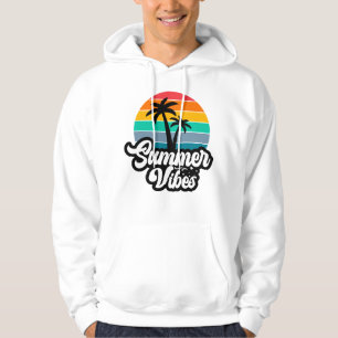 Sudadera Vibraciones de Verano con Diseño de Palmeras