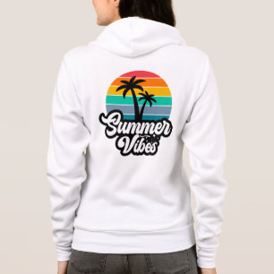 Sudadera Vibraciones de Verano con Diseño de Palmeras