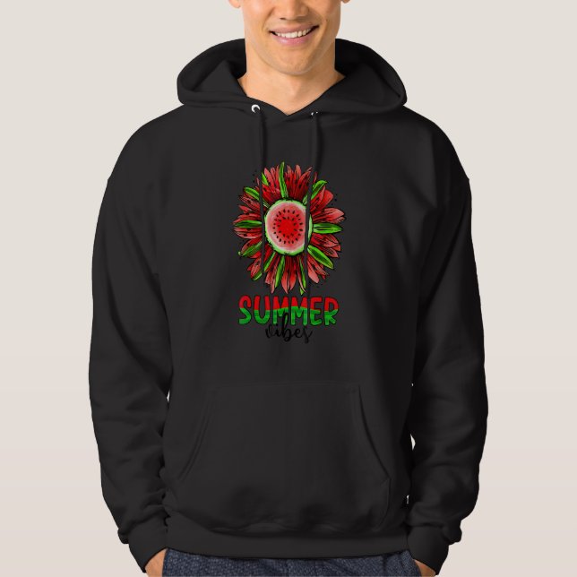 Sudadera Vibraciones de Verano Sandía Girasol (Anverso)