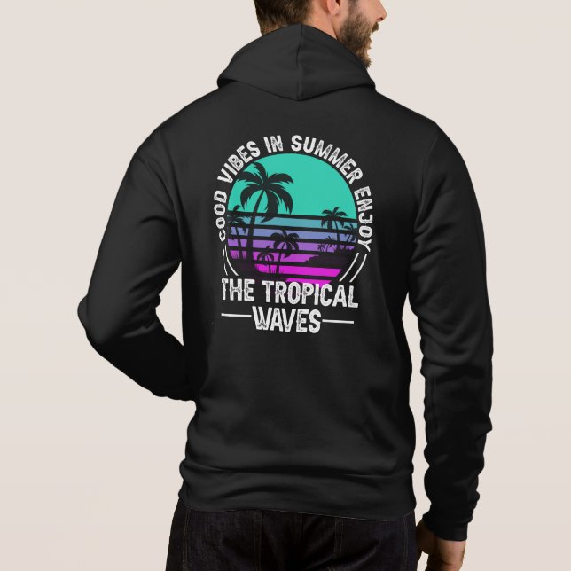 Sudadera Vibraciones de Verano Tropical-82646 (Reverso)