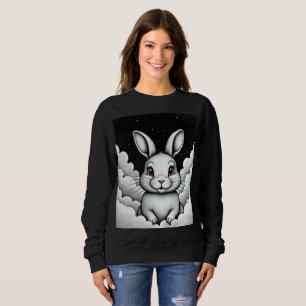 Sudadera Vibraciones del cielo relajante Conejito celestial
