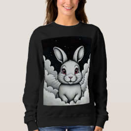 Sudadera Vibraciones del cielo relajante Conejito celestial