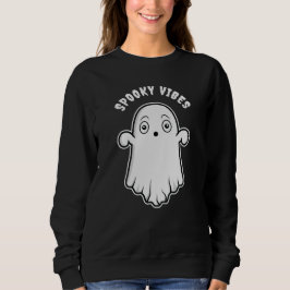 Sudadera Vibraciones Espeluznantes Fantasma Lindo Dibujo An