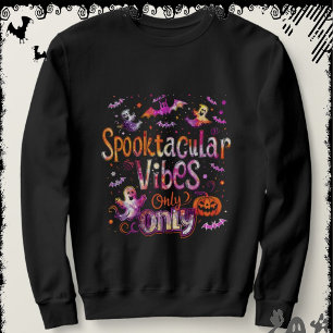 Sudadera Vibraciones Espeluznantes Únicamente ExDiseñador