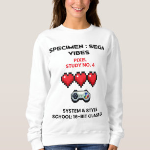 Sudadera Vibraciones Retro de Sega Estudio de Pixel No. 4