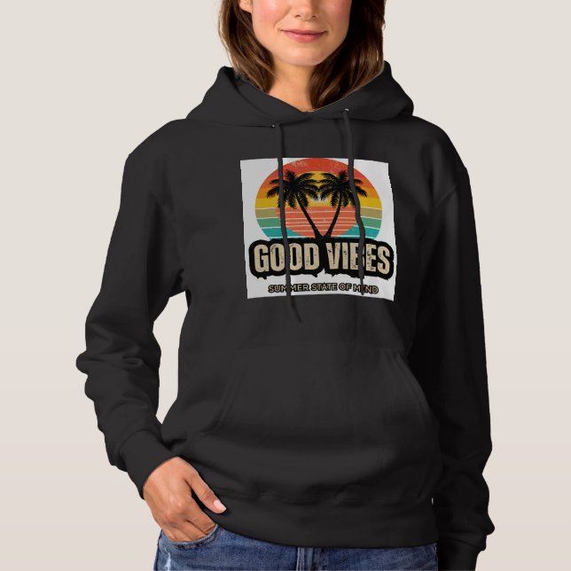 Sudadera Vibraciones Retro de Verano (Anverso)