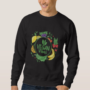 Sudadera Vibraciones Veganas Comida Vegetariana Verduras Gr