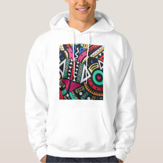 Sudadera Vibrant Afro-Centric Geometric Pattern – Bold Trib