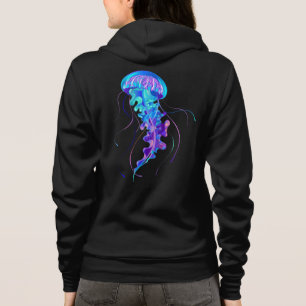 Sudadera Vibrant Color Glowing Jellyfish