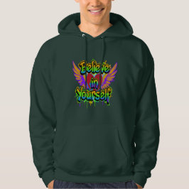 Sudadera Vibrant Graffiti Believe in Yourself Hoodie - 