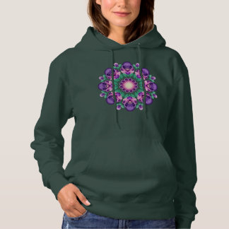Sudadera Vibrante Floral Mandala Art