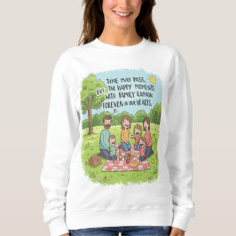 Sudadera Vibrantes momentos familiares Doodle