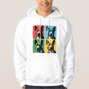 Sudadera Vibrantes retratos de perros de arte pop