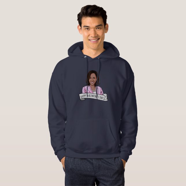 Sudadera Vicepresidenta Kamala Harris El día de San Valentí (Anverso completo)