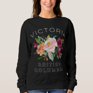 Sudadera Victoria BC Canada Floral Women Garden Aovers Flow
