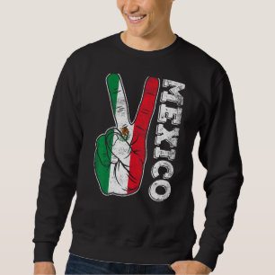 Sudadera Victoria Retro Dos Dedos Bandera De México Patriót