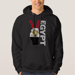 Sudadera Victoria retro dos dedos bandera egipcia patriota