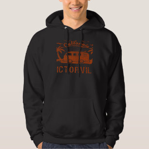 Sudadera Victorville CA California retro surfing antiguo