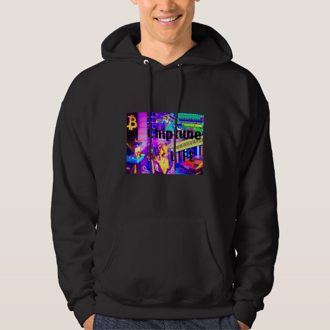 Sudadera Vida Chiptune (Anverso)