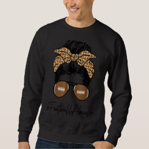 Sudadera Vida De Abuela En El Fútbol Con Leopardo Y Bun Des