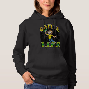 Sudadera Vida de Botella Borracho Licor Alcohol Resaca Vint