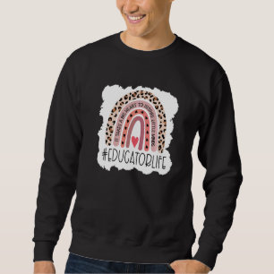Sudadera Vida de educador que se necesita para inspirar peq