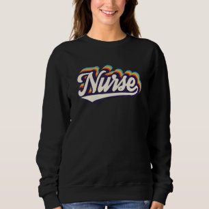 Sudadera Vida de Enfermera Escuela de Enfermería Retro Grad