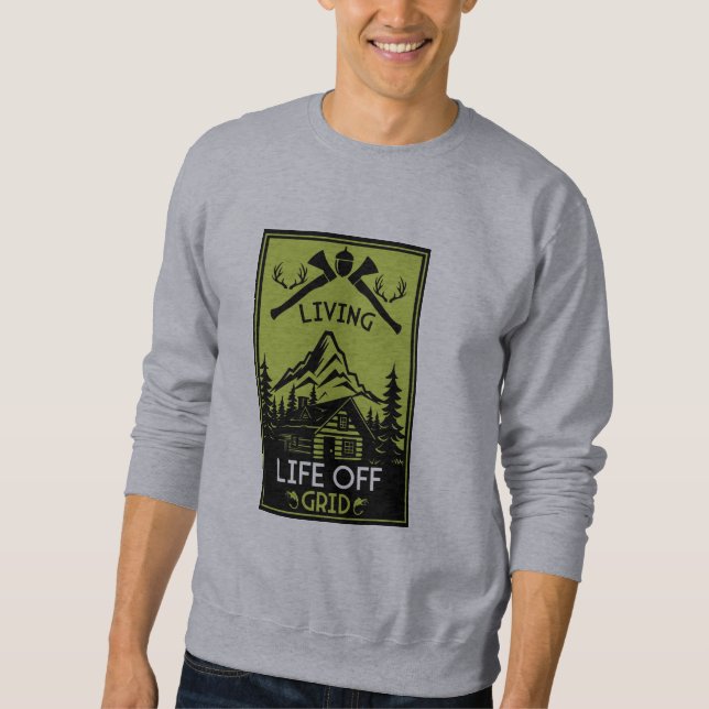 SUDADERA VIDA DE LA CUADRÍCULA DESACTIVADA (Anverso)